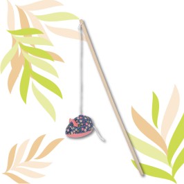 Canna da pesca topo ETHI'CAT fiori