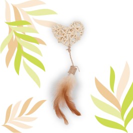 Cuore in rattan ETHI'CAT