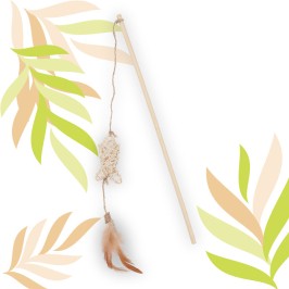 Canna da pesca pesce in rattan ETHI'CAT