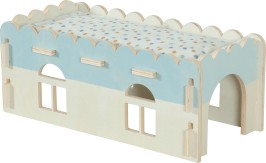 Casa in legno per porcellini d'India XL