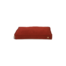 Coussin ouatiné déhoussable brique - 70cm