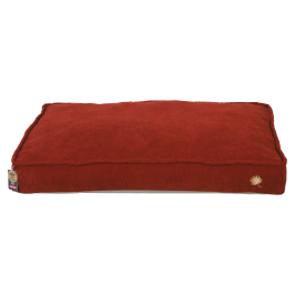 Coussin ouatiné déhoussable brique - 130cm