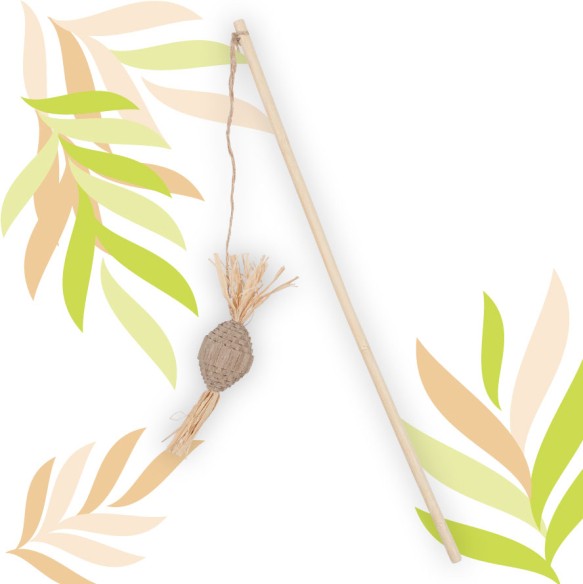 Canna da pesca ETHI'CAT palla in cartone