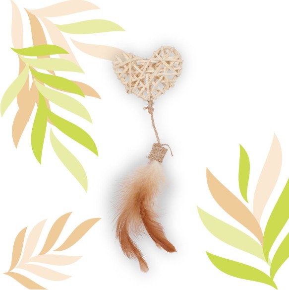 Cuore in rattan ETHI'CAT