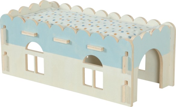 Casa in legno per porcellini d'India XL