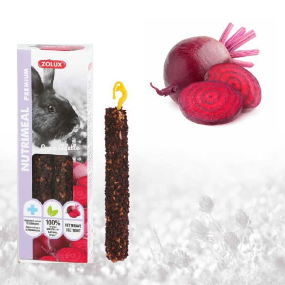 Sticks premium coniglio alla barbabietola