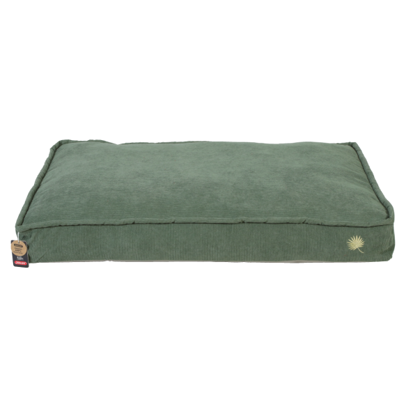 Coussin ouatiné déhoussable kaki - 130cm