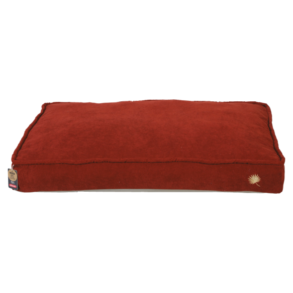 Coussin ouatiné déhoussable brique - 130cm